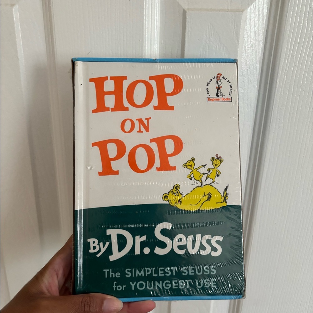 Dr. Seuss Hop on Pop — White, Orange, Green, Yellow Cover